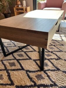 Table basse en chêne massif Design